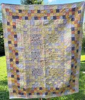 Pastel Flannel Finished Quilt