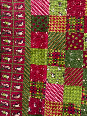 Penguin Flannel Finished Quilt
