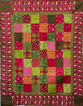 Penguin Flannel Finished Quilt