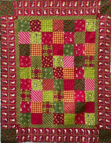 Penguin Flannel Finished Quilt
