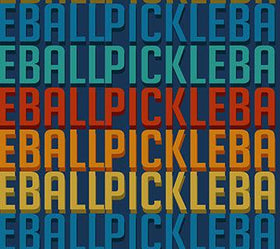 Pickleball Words Navy Multi 27533-48 - 86