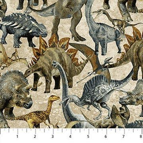 Prehistoric World Over-Beige Dinosaurs 24744 12 - 25