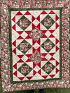 Square in a Square Floral Finished Quilt