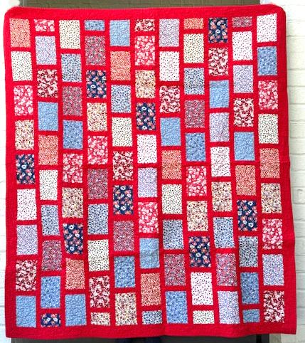 Red 30's Finished Quilt