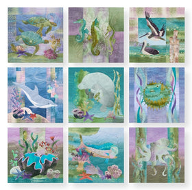 Sea Breeze Wall Hanging Finished Sample