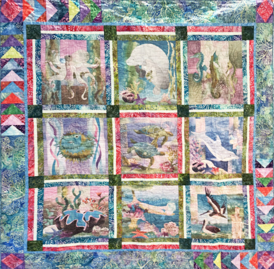 Sea Breeze Wall Hanging Finished Sample