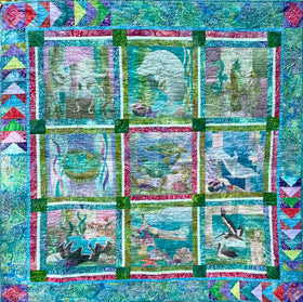Sea Breeze Wall Hanging Finished Sample