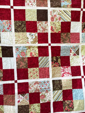 Sisters Nine Patch Finished Quilt