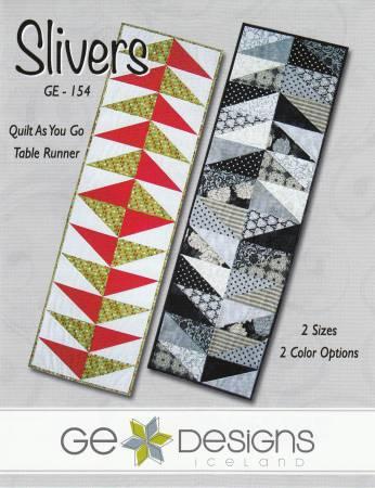 Slivers Quilt As You Go Tablerunner by GE Designs