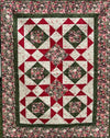 Square in a Square Floral Finished Quilt