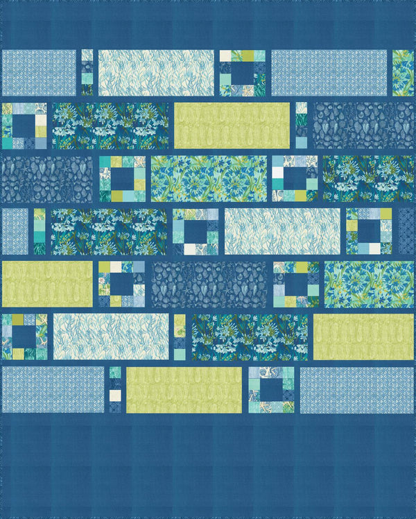 Tokyo Terrace Twin Quilt Kit featuring Serena Shores
