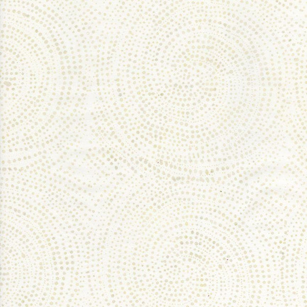 Tonga Liberty Faith Dotty Spiral Batik - B2336 Faith White - 90