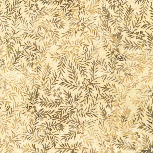 Tonga Moonlit Truffle Fern Twigs Batik - B1661 Truffle - 51
