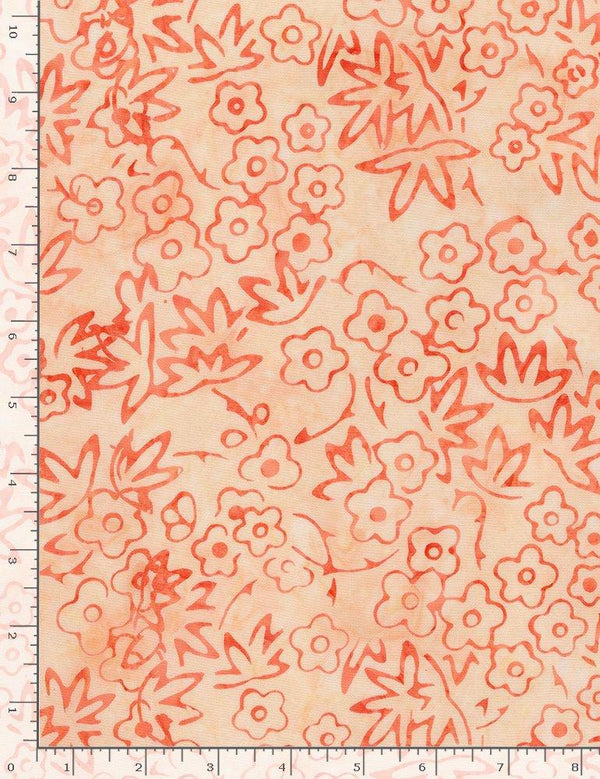 Tonga Persimmon Spice Cutesy Flowers TONGA-B7688-SPICE - 85