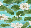 Tranquil Waters Turquoise Water Lilies DP27208-68