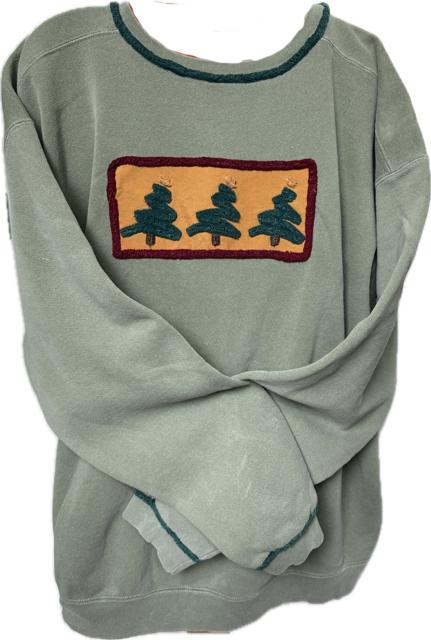 Tree Sweatshirt Finished Sample
