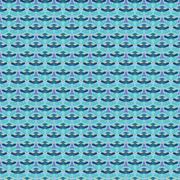 Water's Edge Turquoise Flutter 26714-63 Turquoise - 89