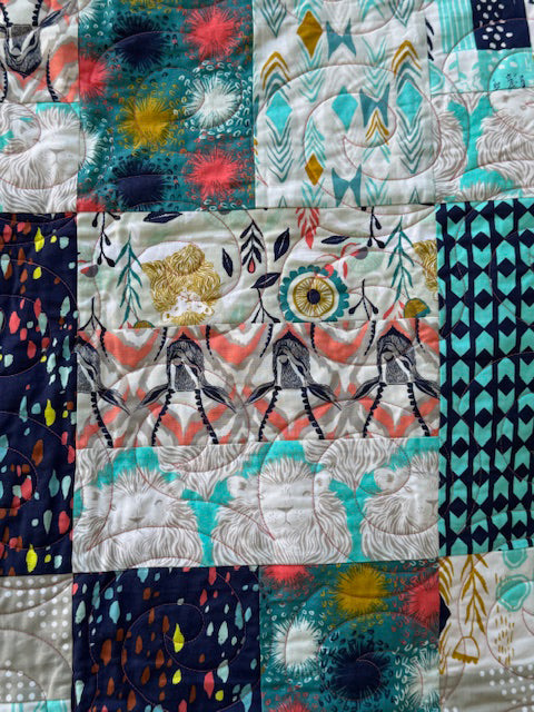 Wild Kingdom Finished Quilt