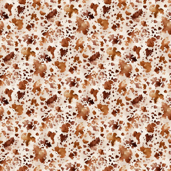Wild and Free Cream Rust Horse Hide 27608-11