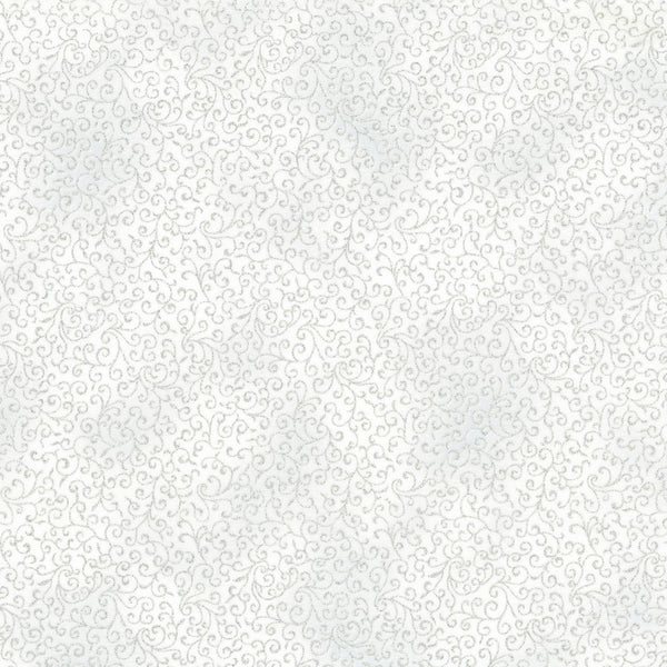Winter Blossom Frost/Silver Scroll Metallic P7618-113S - 36