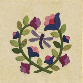 Wooly Critter Block 7 Dragonfly & Blossoms Kit
