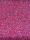 Burgundy and Green Floral Finished Quilt