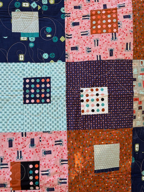 Contemporary Squares Finished Quilt