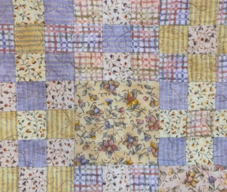 Pastel Flannel Finished Quilt