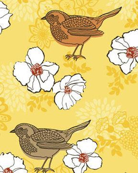 Birds and Blooms Yellow - 49