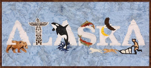 Alaska Native State Pride Laser Cut Banner Kit - Quilting by the Bay