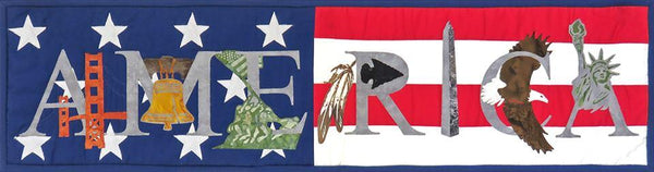America State Pride Laser Cut Banner Kit - Quilting by the Bay