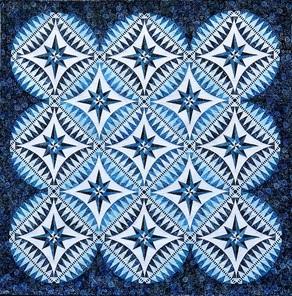 Be Colourful Something Blue Pattern - Quilting by the Bay