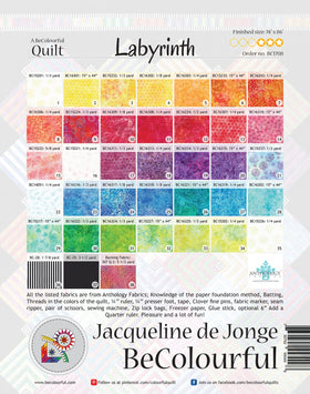 Be Colourful Labyrinth Pattern