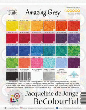 Be Colourful Amazing Grey Pattern BC1906