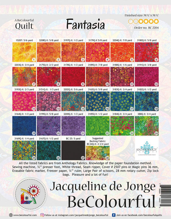 Fantasia Pattern by Jacqueline de Jonge BC2204