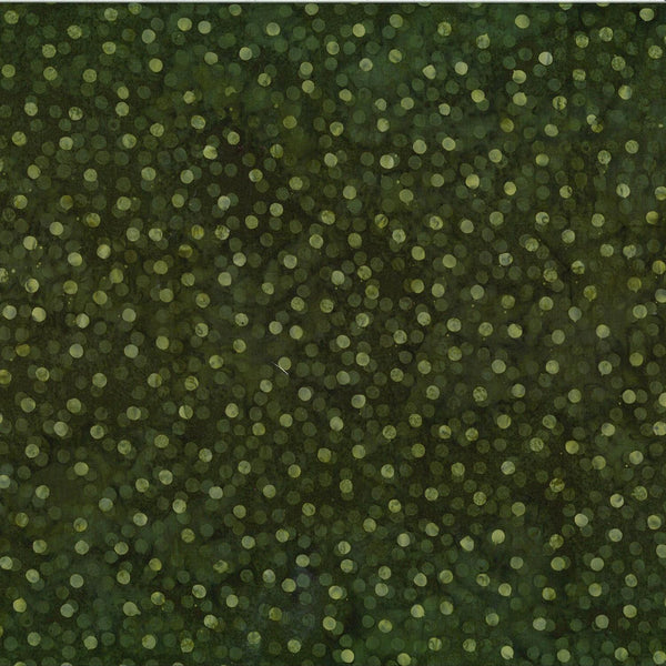 Bali Batik Verde Ditsy Dots V2522-157 Verde