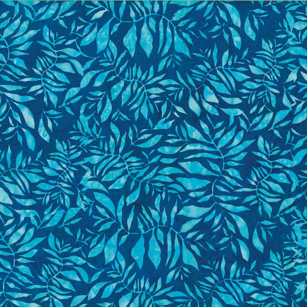 Bali Batik Wade All Over Leaf R2272-341 - Quilting by the Bay