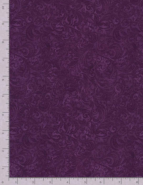 Belle Basics Grape Delicate Filagree BELLE-C7800-GRAPE - Quilting by the Bay