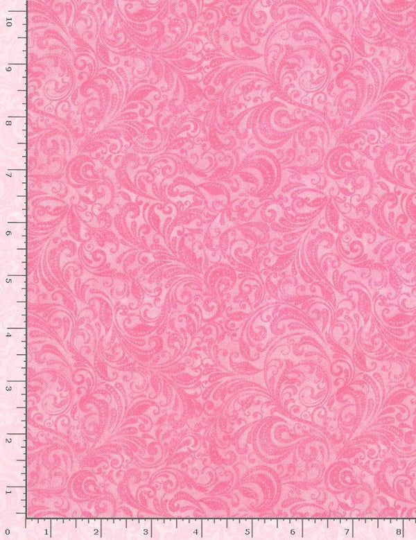 Belle Basics Pink Delicate Filagree BELLE-C7800-PINK - Quilting by the Bay