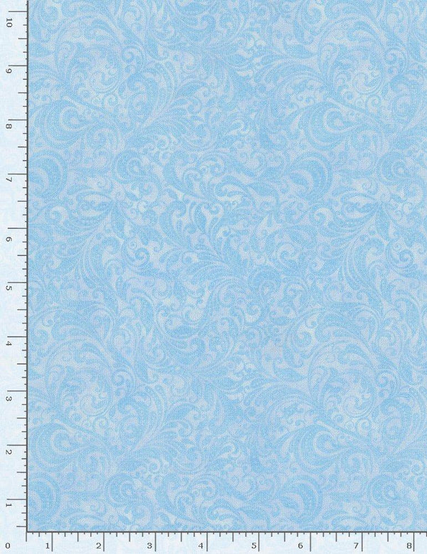 Belle Basics Sky Delicate Filagree BELLE-C7800-SKY - Quilting by the Bay