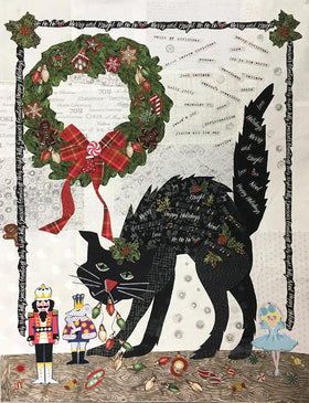 Black Cat Christmas Limited Edition Fabric Kit