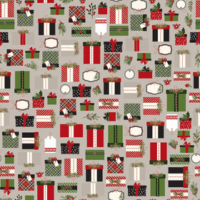Christmas Delivery Gray Presents C7331-GRAY