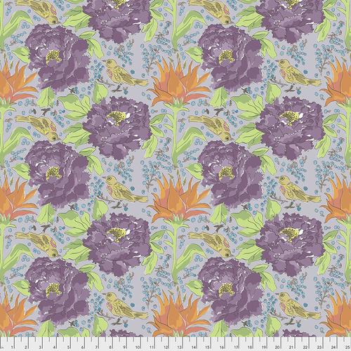 Color Fusion Gray Bird of Paradise PWLH016-GRAY - Quilting by the Bay