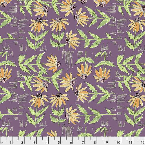 Color Fusion Plum Daisy PWLH018.PLUM - Quilting by the Bay