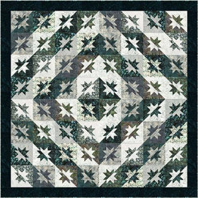 Congo Bay Stars Batik Quilt Kit