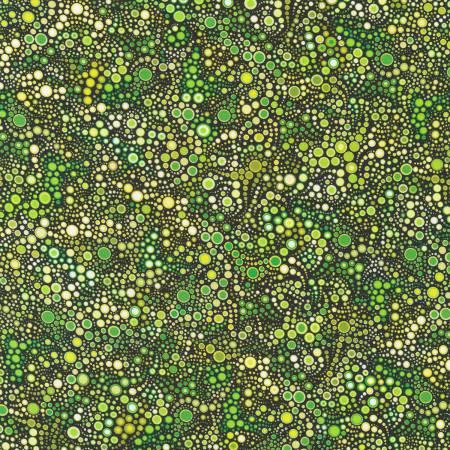 Effervescence Emerald Circles and Dots AAQ1706240 - Quilting by the Bay