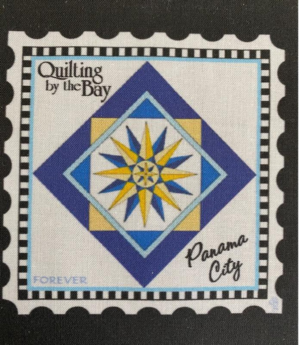 QBTB Logo Charm Stamp - Quilting by the Bay