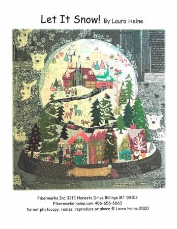 Let It Snow Collage Pattern by Laura Heine - Quilting by the Bay