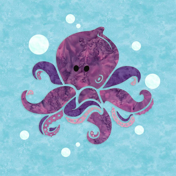 Sewquatic Jr. Octopus - Quilting by the Bay