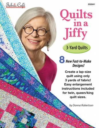 Quilts in a Jiffy 3 Yard Quilt Book by Donna robertson